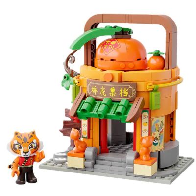 Конструктор Pantasy Kung Fu Panda Міні Вид на вулицю Фруктова крамниця Тигриці 293 елементи (86508)