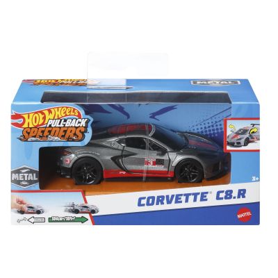 Автомодель Hot Wheels ​Pull-back speeders Corvette C8.R (HPR70/9)