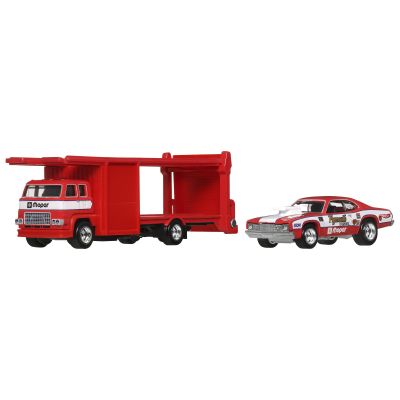 Набір автомоделей Hot Wheels Car culture Team Transport Becond Story Lorry і 73 Playmouth Duster (FLF56/JBM38)