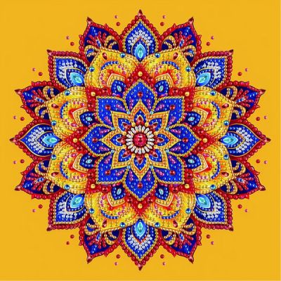 Алмазна мозаїка Brushme Яскрава квітка (BH017)