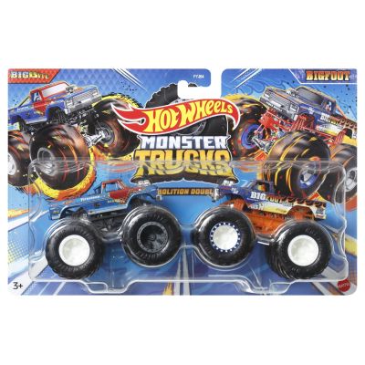 Набір автомоделей Hot Wheels Monster Trucks Позашляховики Bigbite vs Bigfoot (FYJ64/HWN62)