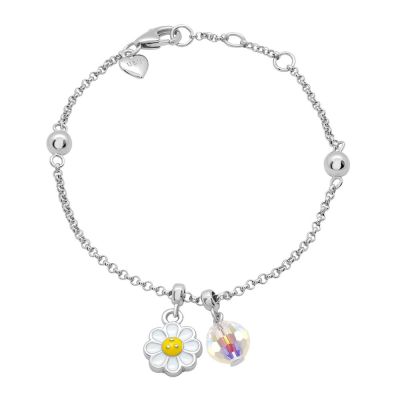 Браслет UmaUmi Ромашка біло-жовтий (7836907674241)