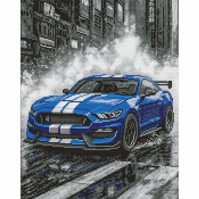 Алмазна мозаїка Ідейка Сині перегони 40 х 50 см (AMO8248)