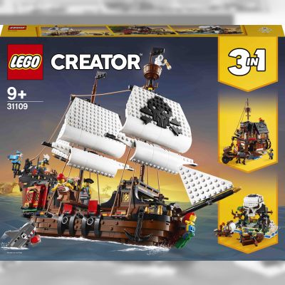 Конструктор LEGO Creator 3 v 1 Піратський корабель (31109)