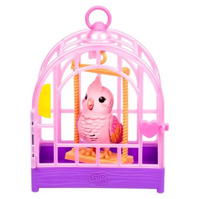Інтерактивна іграшка Little Live Pets Папужка какаду Розі в клітці (26692)