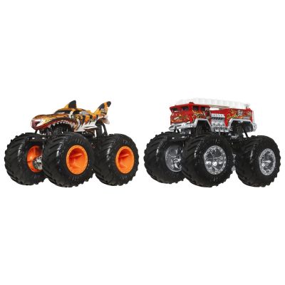 Набір машинок Hot Wheels Monster Trucks Tiger shark vs 5 Alarm (FYJ64/JCC76)