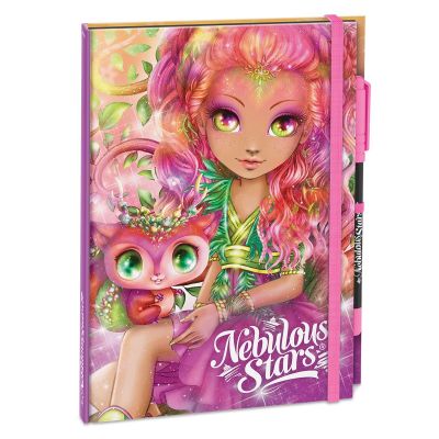 Блокнот Nebulous stars Чорні аркуші делюкс Хазелія (11583/2)