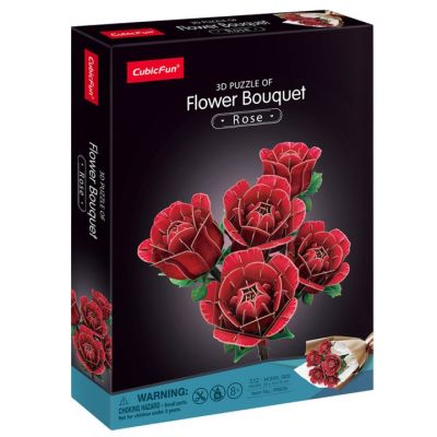 Тривимірний пазл CubicFun Букет квітів Червоні троянди (P865h)