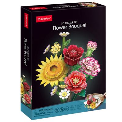 Тривимірний пазл CubicFun Букет квітів Весняний (P867h)