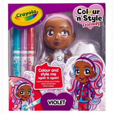 Набір для творчості Crayola Colour n Style Віолетта (918939.005)