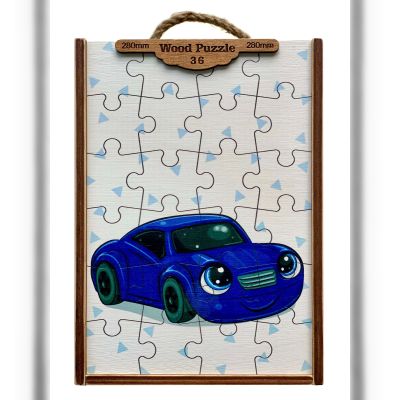 Пазл дерев'яний Tatev Машинка 36 деталей (4820231170503)