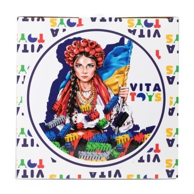 ​Іграшка-конструктор Vita toys Піксель Захисниця (VTK 0048)