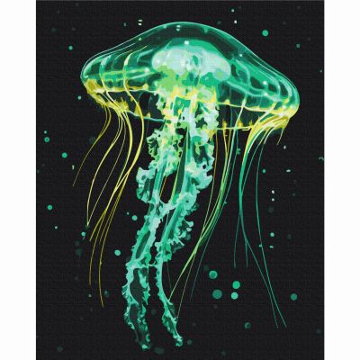 Картина за номерами Brushme Сяюча медуза 40х50 см (BS54149)