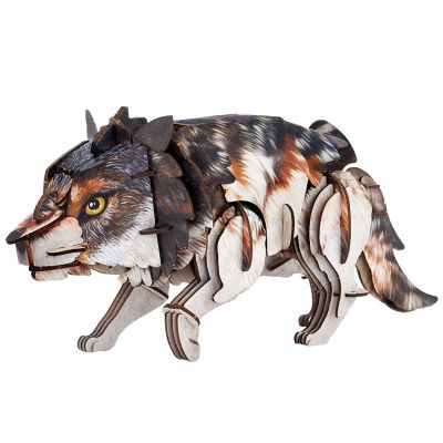 Тривимірний пазл CubicFun Дикі тварини Сірий вовк (DS1180h)