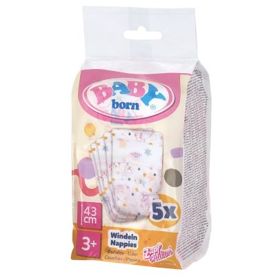 Підгузки для ляльки Baby Born 5 шт (838358)