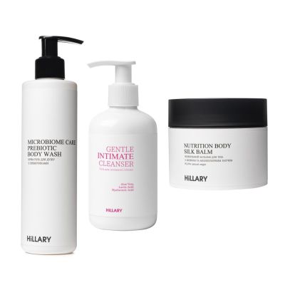 Набір для живлення шкіри тіла та дбайливого очищення Hillary Body Nourishment & Gentle Cleansing Set