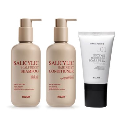 Комплект для глибокого очищення та відновлення волосся і шкіри голови Hillary Deep Cleanse & Hair Restoration Set