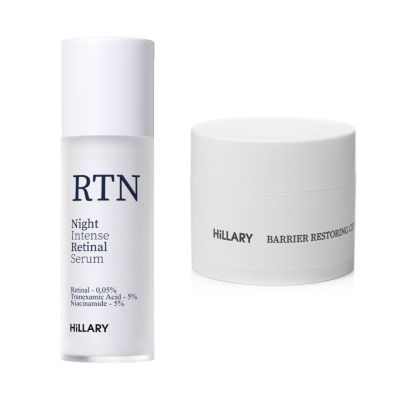 Набір для захисту шкіри та боротьби з акне вночі Hillary Acne Defense & Barrier Care Kit