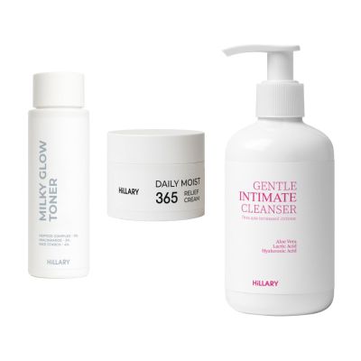 Набір для зволоження, очищення та освітлення шкіри Hillary Daily Hydration, Cleanse & Glow Set