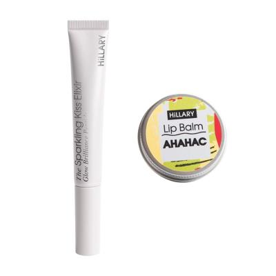 Набір проти тріщин та для зволоження губ Hillary Lip Repair & Hydration Set