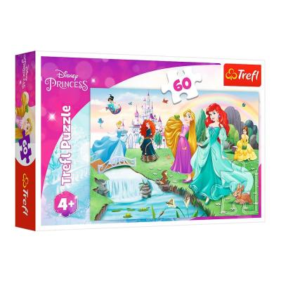 Пазл Trefl Disney Princess Принцеси 60 елементів (17361)