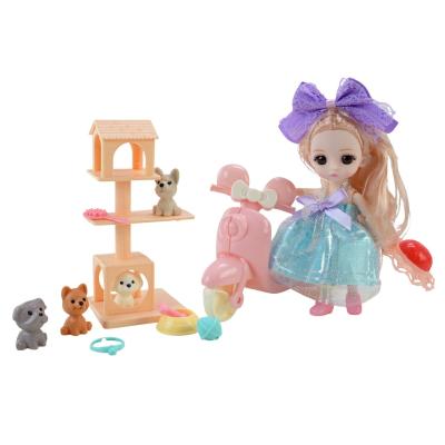 Ігровий набір Країна Іграшок Лялька з песиками (3688-183A)
