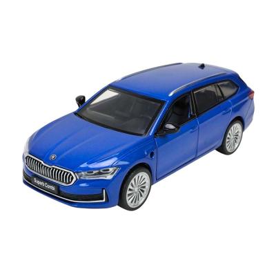 Автомодель Автопром Skoda Superb IV Combi синя (68744/2)
