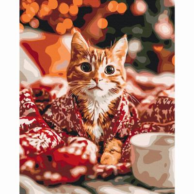 Картина за номерами Brushme Муркотіння Різдва (BS54499)