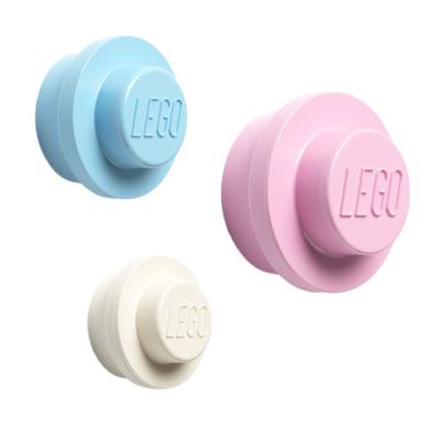 Набір настінних вішалок LEGO Lifestyle Біла, рожева, блакитна (40161736)