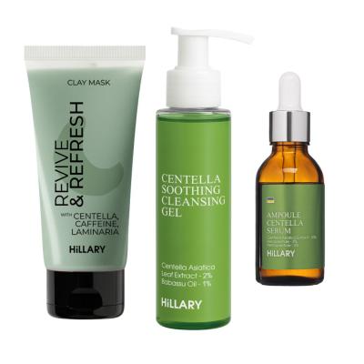 Комплекс для боротьби з набряками і тьмяності шкіри Hillary Anti-Puffiness & Dullness Skin Care Complex