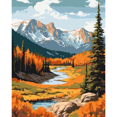 Картина за номерами Art Craft Осінь в горах 40 х 50 см (11043-AC)