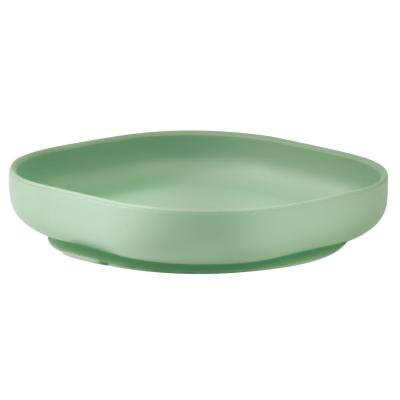 Тарілка Beaba силіконова на присосці зелена (913551)