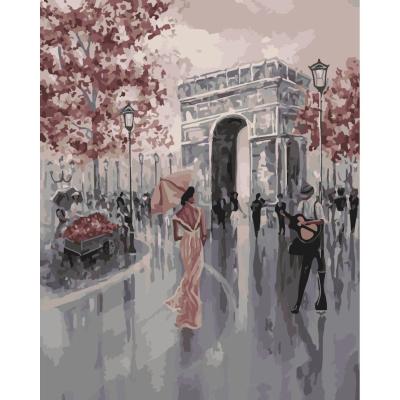 ​Картина за номерами Art Craft Пані на площі Етуаль 40 х 50 см (11224-AC)