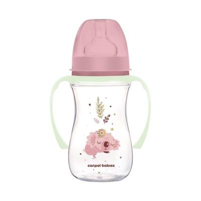 Пляшечка Canpol Easystart Sleepy Koala рожева (35/237_pin)