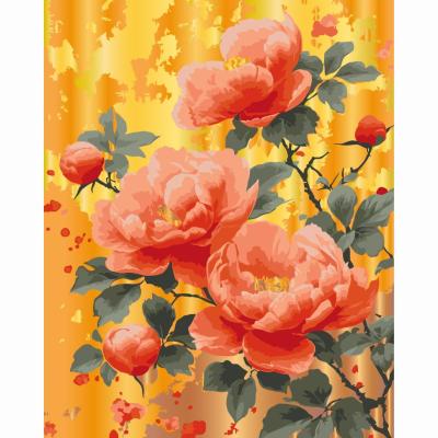 Картина за номерами Art Craft Золото троянд з металізованими фарбами 40 х 50 см (13163-AC)