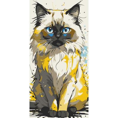 ​Картина за номерами Art Craft Гарний котик 40 х 80 см (11560-AC)