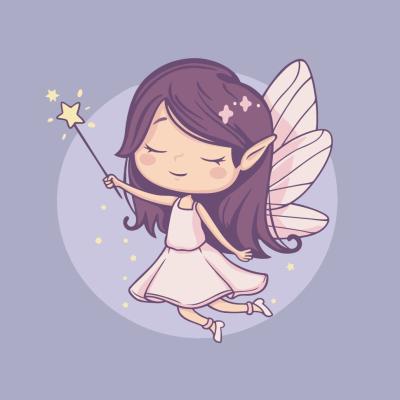 Картина за номерами Art Craft Фея Еллі й чарівна паличка 30 х 30 см (15650-AC)