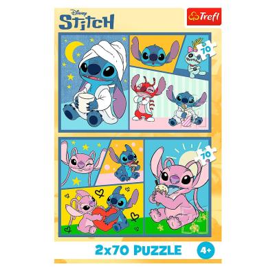 Пазли Trefl Lilo and Stitch Зі Стічем не нудно 2 в 1 (34444)