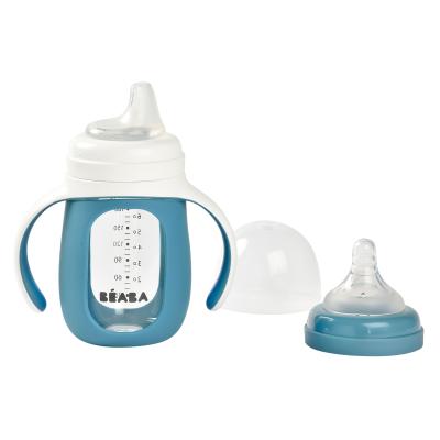 Поїльник Beaba навчальний скляний синій (913519)