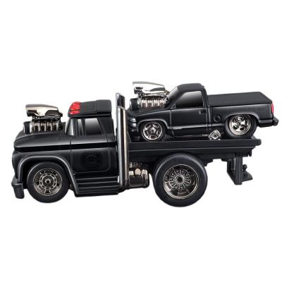 Ігровий набір Maisto Muscle Machines Трейлер-транспортер та машинка 1966 Chevrolet C60 Flatbed 1993 Chevrolet 454 SS Pickup (11532/9)