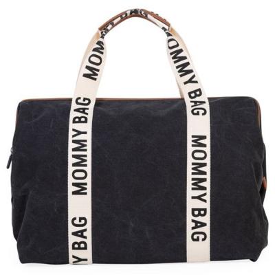 Сумка Childhome Mommy bag Signature canvas black (CWMBBSCBL)