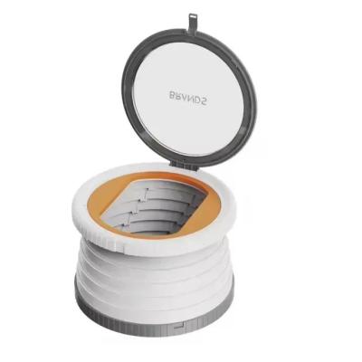 ​Дитячий дорожній складний горщик телескопічний Babyhood Тоті білий (BH-131)