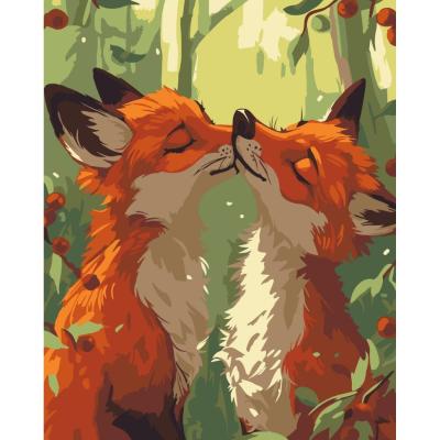 Картина за номерами Art Craft Ніжні лисички 40 х 50 см (11690-AC)