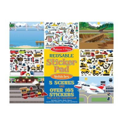 Набір багаторазових наліпок Melissa and Doug Транспорт (SM93209/6812)