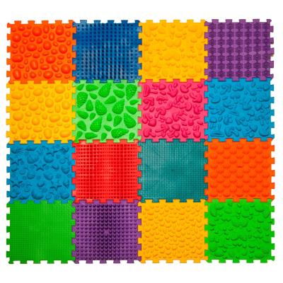 Масажний килимок Ortek Пазли 16 елементів (4820264130079)