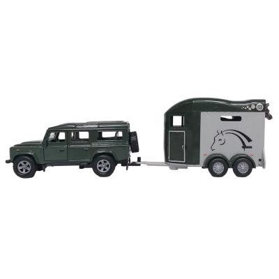 Ігровий набір TechnoDrive Land Rover з причіпом і фігурками коней (520460.270)