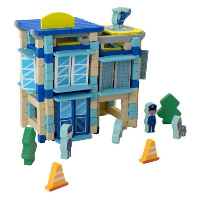 Дерев'яний конструктор Країна Іграшок Полейський відділок (C9435)