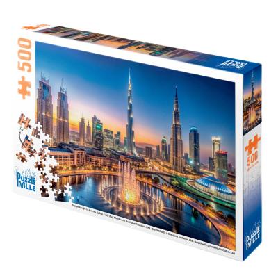 Пазл Puzzleville Бурдж-Халіфа та фонтан Дубай 500 елементів (PZL500_3)