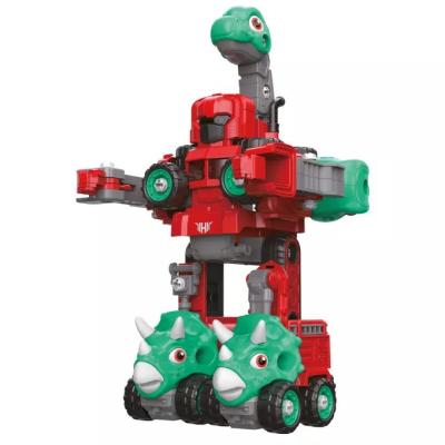 Конструктор Otamanko Машинка-трансформер Динозавр 5 в 1 червоний/блакитний (5320311)