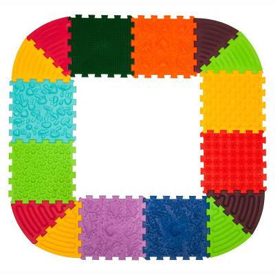 Масажний килимок Ortek Динозаври Пазли 8 елементів+ 8 трикутників (4820264130956)